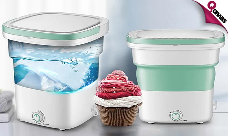 Mini Folding Washing Machine!
